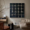 Wabi-sabi Black Minimalist Canvas Art 3D Black Rich Textured Wall Art Large Acrylic Painting For Sale