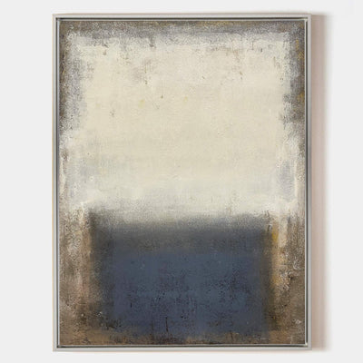 Brown Minimalist Acrylic Painting On Canvas Extra Large Beige Minimal Canvas Art Minimalist Wall Art