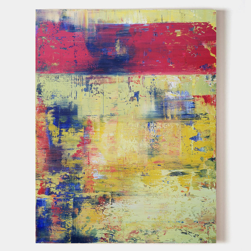Vertical Artwork For Office Walls Contemporary Abstract Art For Sale