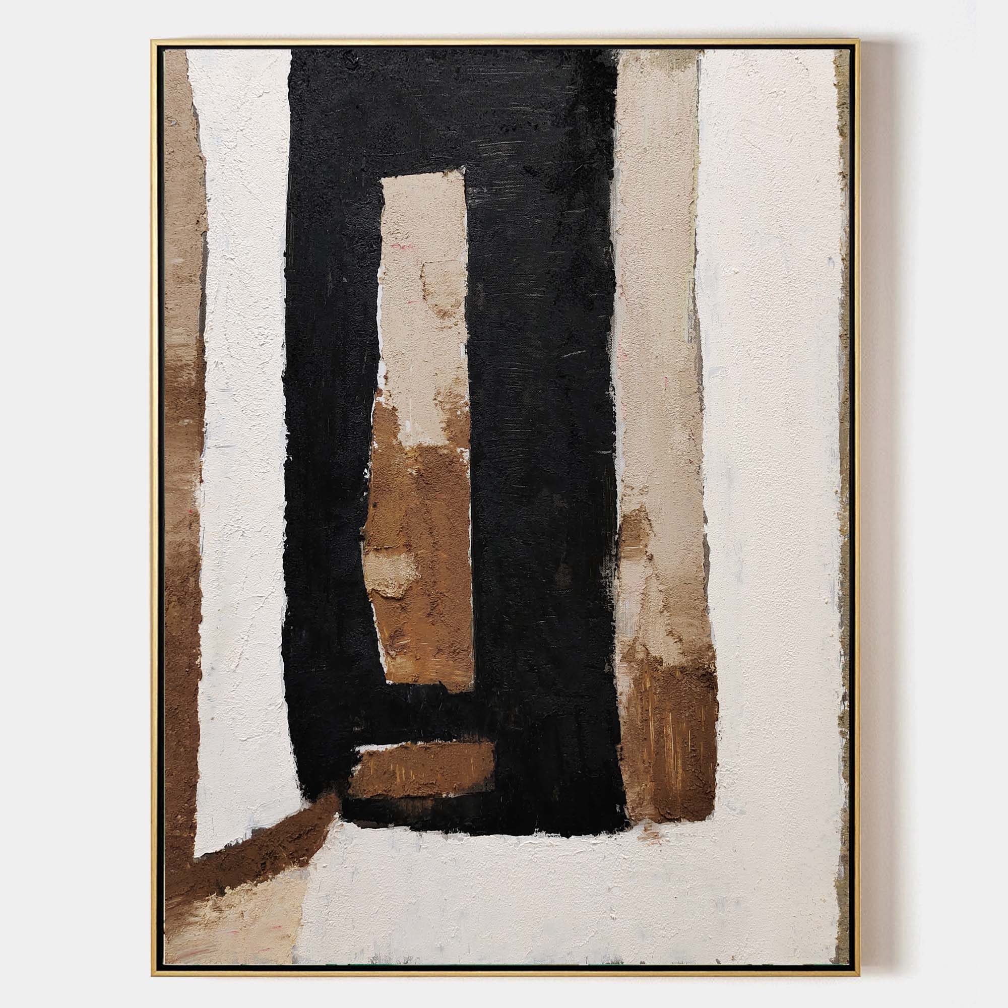 Large Black And Brown Artwork Oversized Framed Wall Art X Large Wall Art