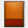 Red And Orange Minimalist Acrylic Painting On Canvas Extra Large Minimal Canvas Art Abstract Minimalist Modern Wall Art