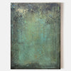Textured Green Abstract Painting On Canvas Green Modern Wall Art For Sale