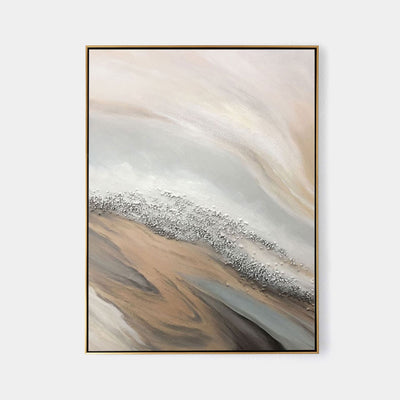 Abstract Grey Canvas Painting Large Original Acrylic Abstract Canvas Art Modern Abstract Painting 