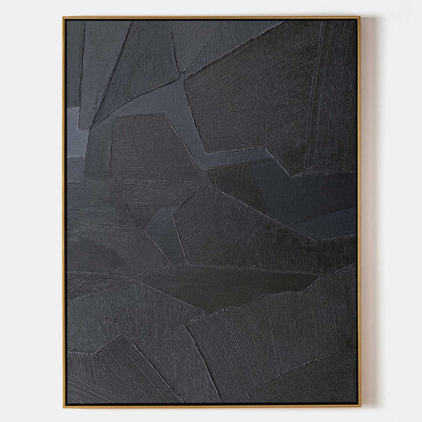 large black abstract art minimalist wall art abstract acrylic painting abstract art for sale