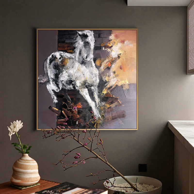 Contemporary Horse Art Abstract Horse Painting Horse Art For Sale