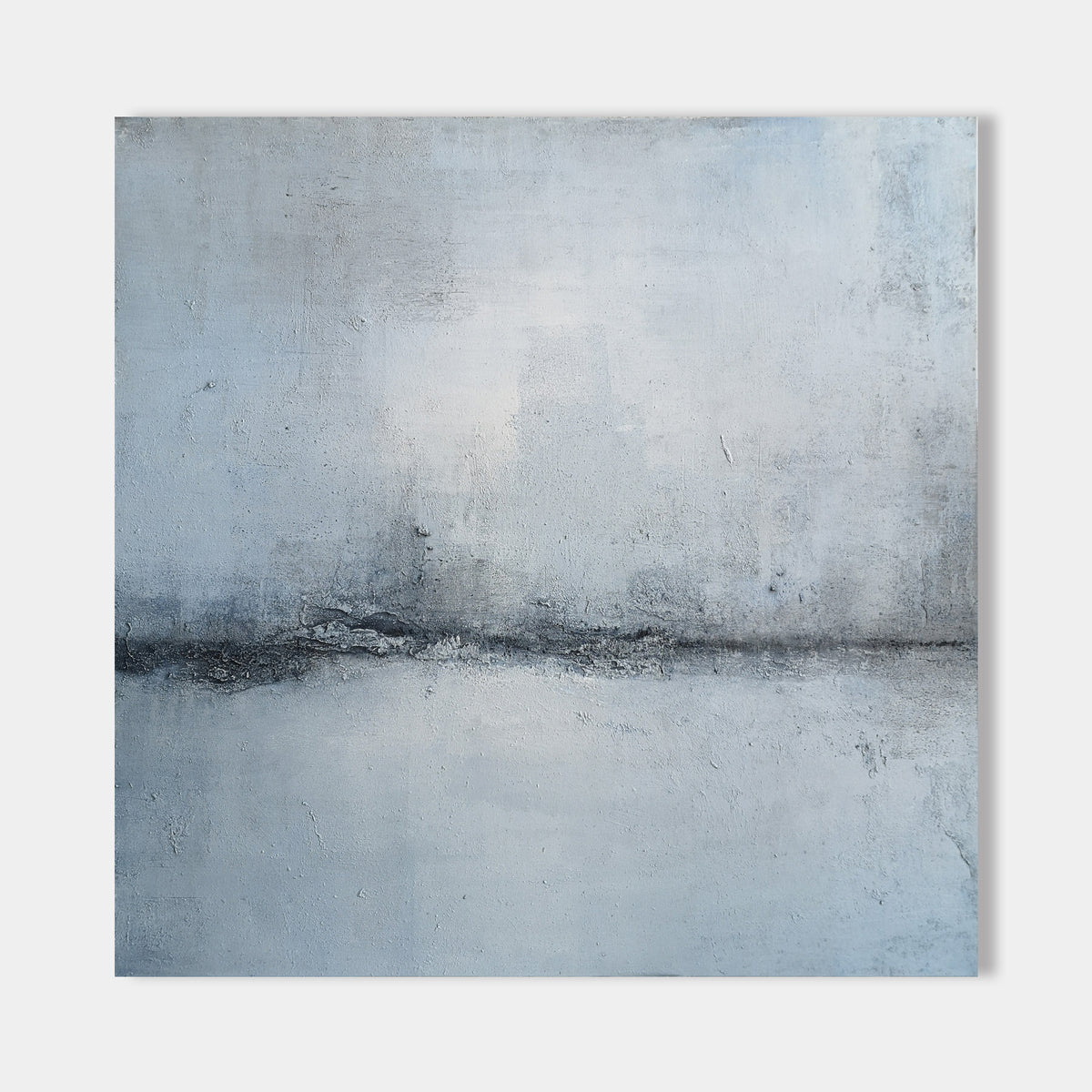 Light BLue Abstract Art 40 X 40 #IS19