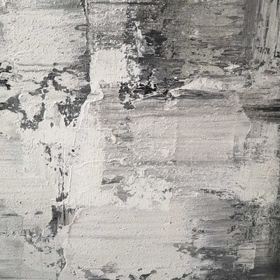36 x 48 Vertical Grey Abstract Art Canvas Painting For Living Room