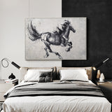 [PRODURunning Horses Canvas Wall Art Large Wild Horse Canvas Art Black Horse PaintingCT_TITLE]-[SHOP_NAME]