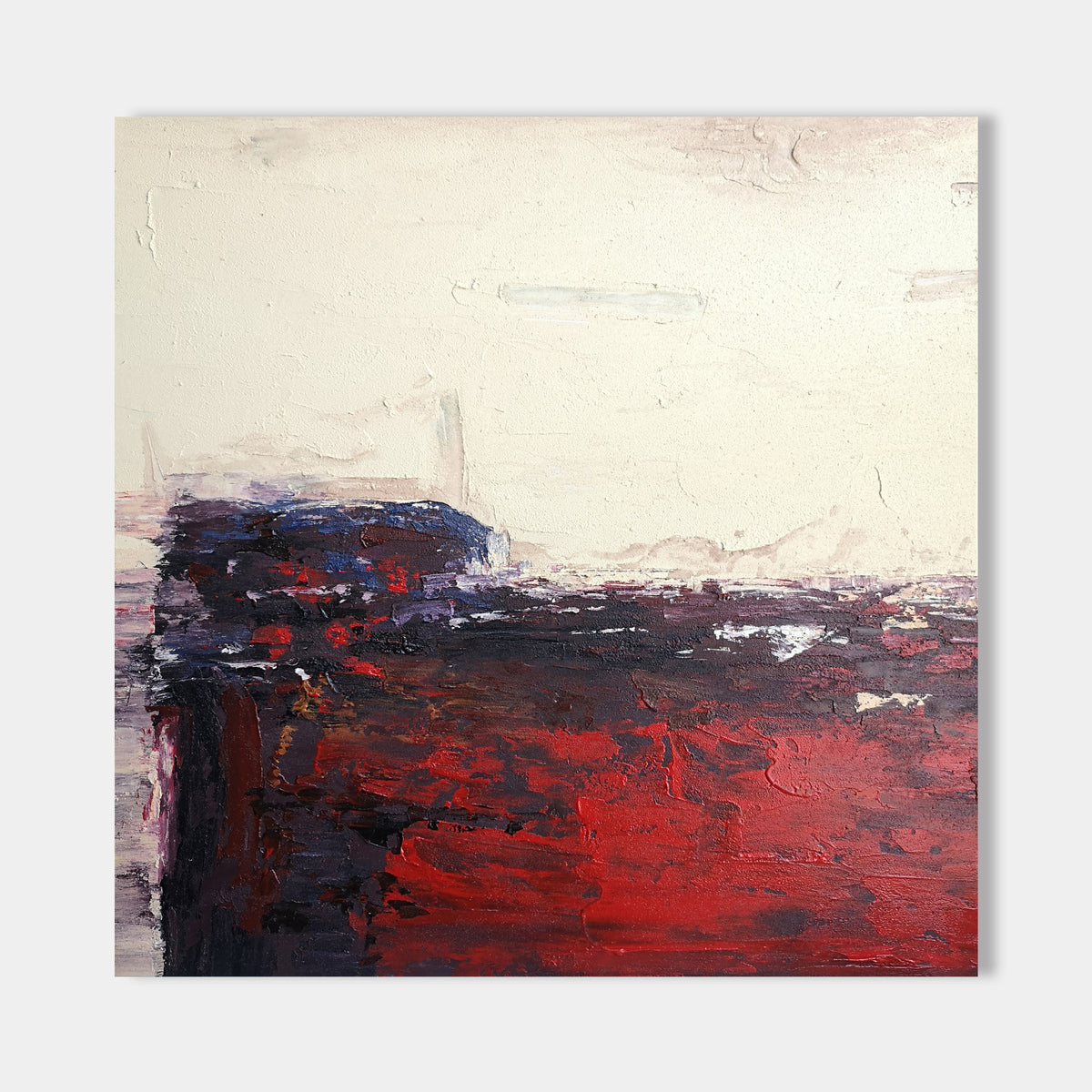 Square Abstract Painting 40 X 40 #IS20
