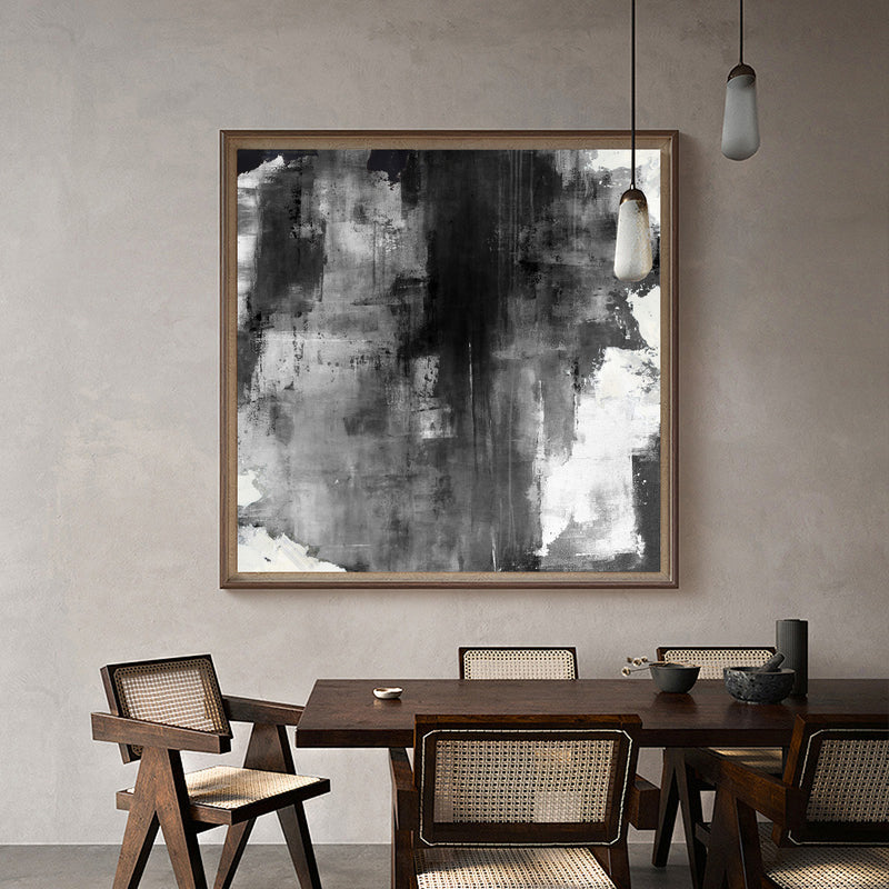 Black And White Canvas Art Black Canvas Painting Large Artwork For Sale