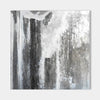 Square Grey Abstract Canvas Art Bedroom Canvas Art Living Room Canvas