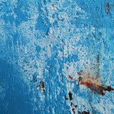 40 x 40 Light Blue And Rust Wall Art Original Canvas Painting For Sale