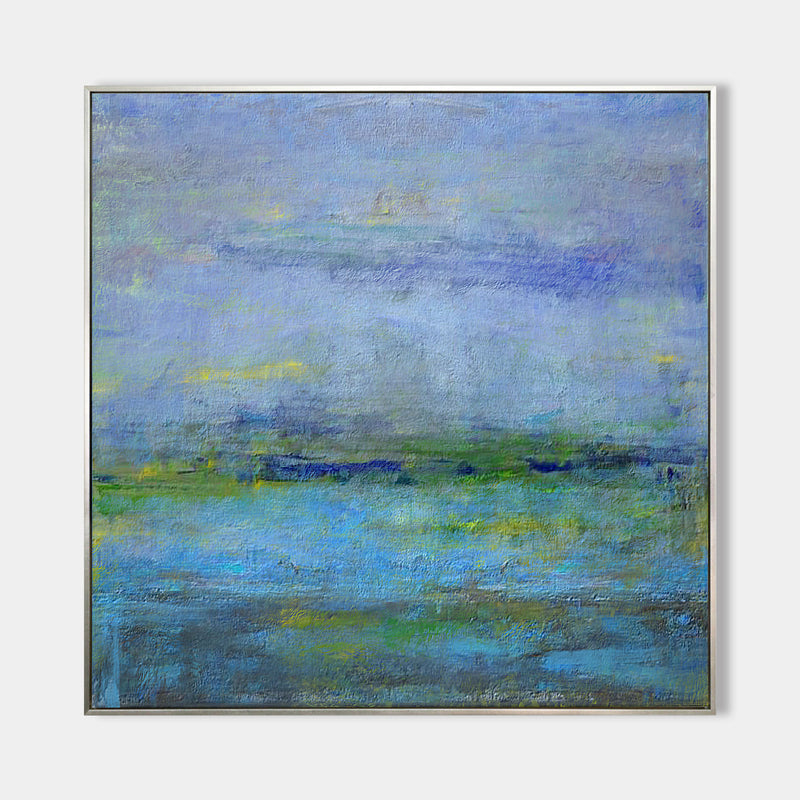 Modern Seascape Paintings Large Beach Painting On Canvas Oversized Beach Wall Art