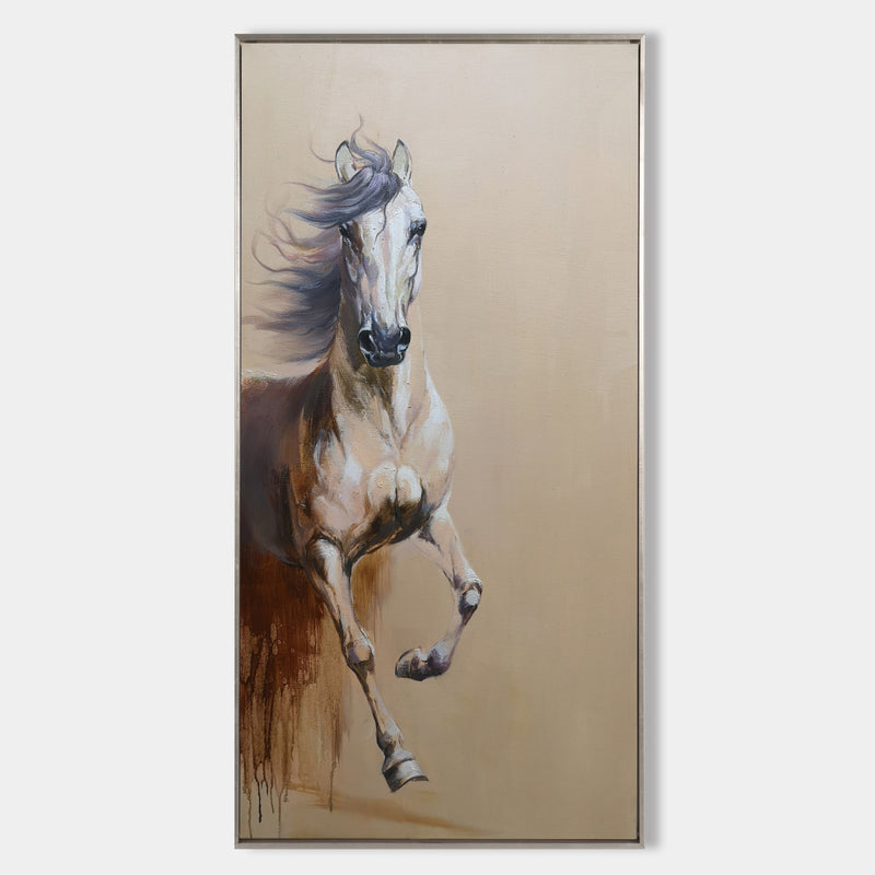 Running Horses Painting Equine Art Arabian Horse Art Large Horse Painting