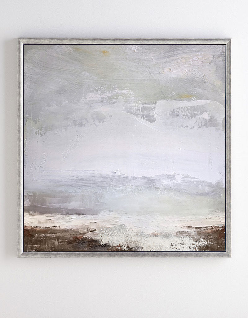 Coastal Wall Art Canvas Beach Scene Painting Impressionist Beach