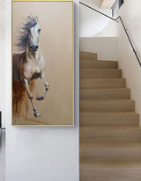 Running Horses Painting Equine Art Arabian Horse Art Large Horse Painting