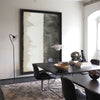 Modern Minimalist Artworks Black Beige Acrylic Painting Wabi-sabi Canvas Wall Art For Sale