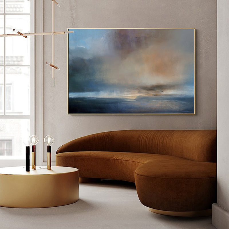 Large Seascape Wall Art Oversized Beach Wall Art Horizontal Coastal Wall Art