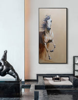 Running Horses Painting Equine Art Arabian Horse Art Large Horse Painting