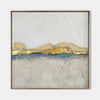 Beige White Gold Canvas Wall Art Large Contemporary Landscape Painting