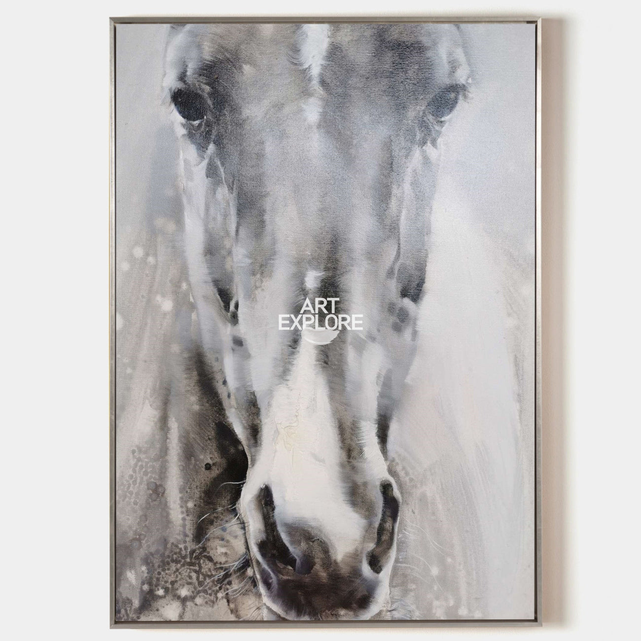 Paintings Of Horses Heads Modern Horse Art Black And White Horse Paintings For Sale