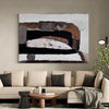Large Abstract Oil Paintings On Canvas Wall Art Brown Acrylic Painting Modern Wall Art For Interior