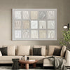 Beige Textured Wall Art Beige Abstract Minimalist Painting Neutral Beige Wabi sabi Painting 