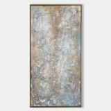 Large Textured Brown Abstract Painting For Living Room Oversized Modern Wall Art