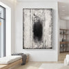 Black White Abstract Wall Art Extra Large Abstract Painting Acrylic Modern Abstract Canvas Art Contemportary Art