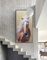 Large Horse Canvas Art Custom Horse Paintings Equine Art For Sale