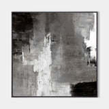 Black White And Grey Wall Art Large grey canvas painting Custom Wall Canvas
