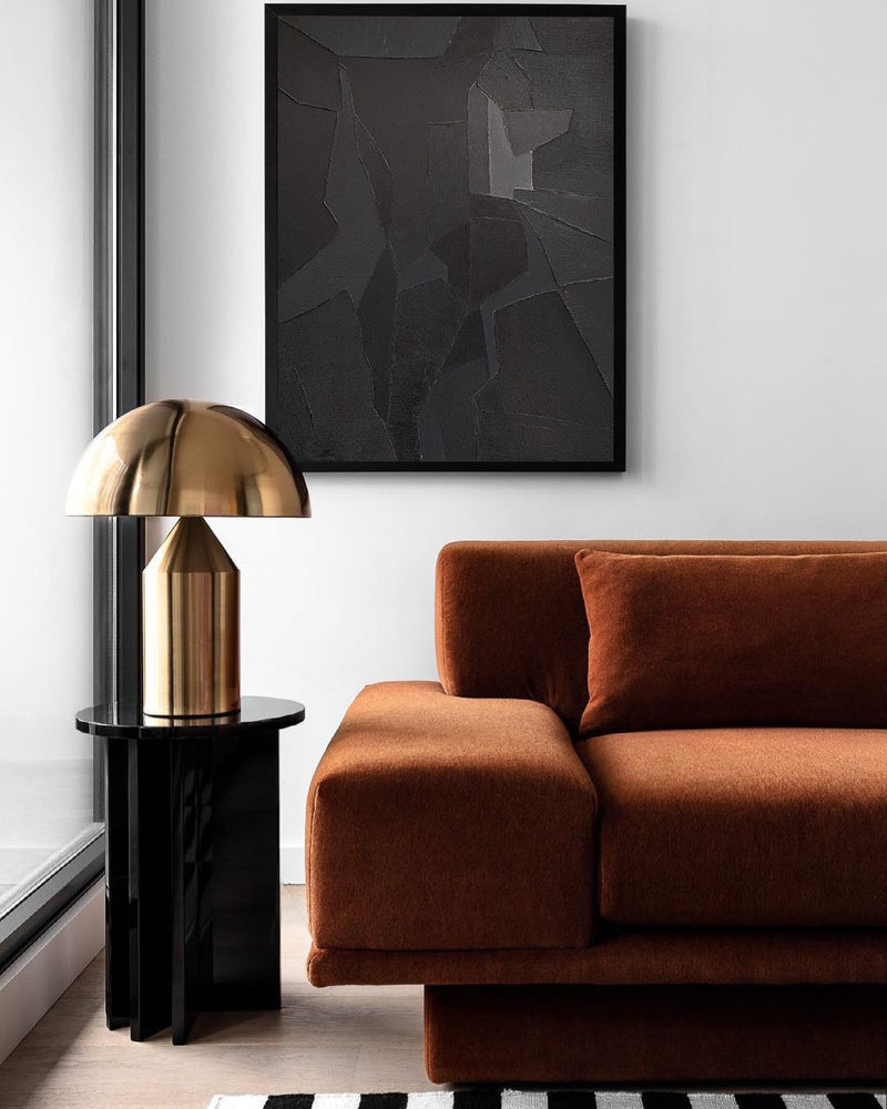 large black abstract artwork minimalist wall art abstract acrylic painting abstract art for sale