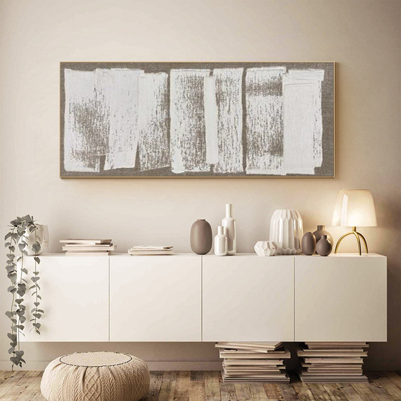 Wabi-sabi Canvas Art Painting Large Beige Minimalist Wall Art Large Wall Decor Acrylic Painting For Livingroom