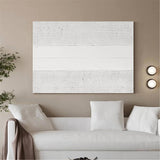 Luxury White Abstract Painting White 3D Textured Painting White 3D Minimalist Painting Large White Abstract Painting Modern abstract painting