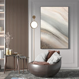 Abstract Grey Canvas Painting Large Original Acrylic Abstract Canvas Art Modern Abstract Painting 