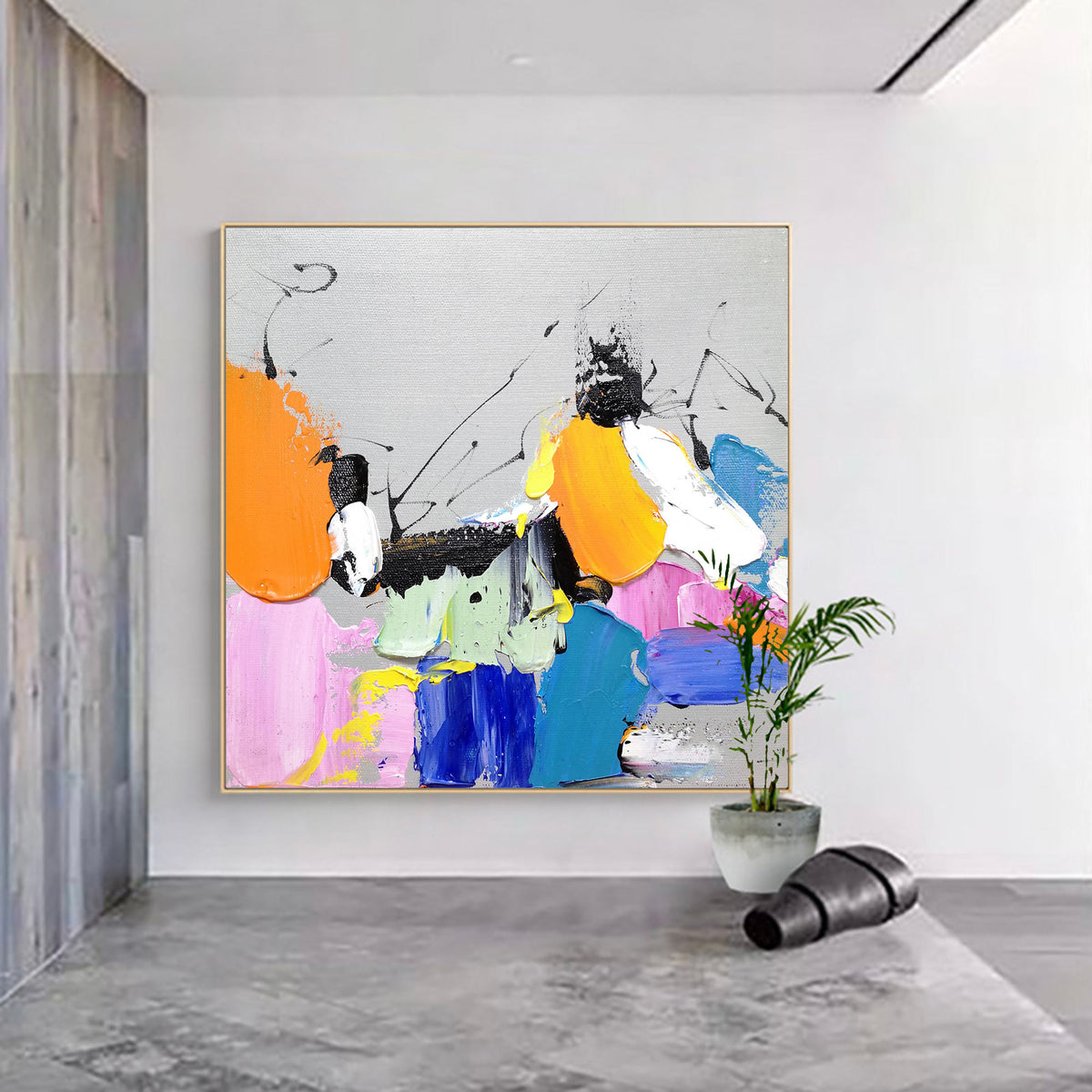 Colorful Abstract Painting #ABAS46