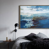 Abstract Ocean Painting Large Acrylic Seascape Paintings Huge Beach Canvas Art