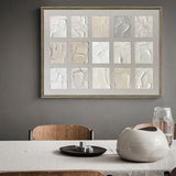 Beige Textured Wall Art Beige Abstract Minimalist Painting Neutral Beige Wabi sabi Painting 