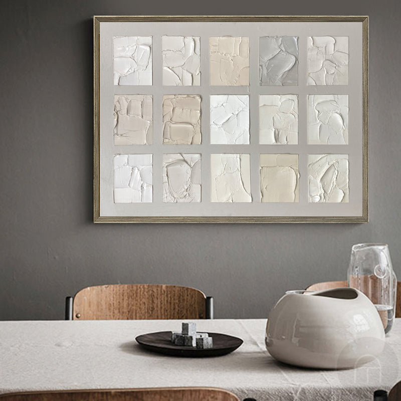 Beige Textured Wall Art Beige Abstract Minimalist Painting Neutral Beige Wabi sabi Painting 