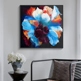 Large Colorful Canvas Wall Art Modern Abstract Flower Wall Art Acrylic Painting For Livingroom