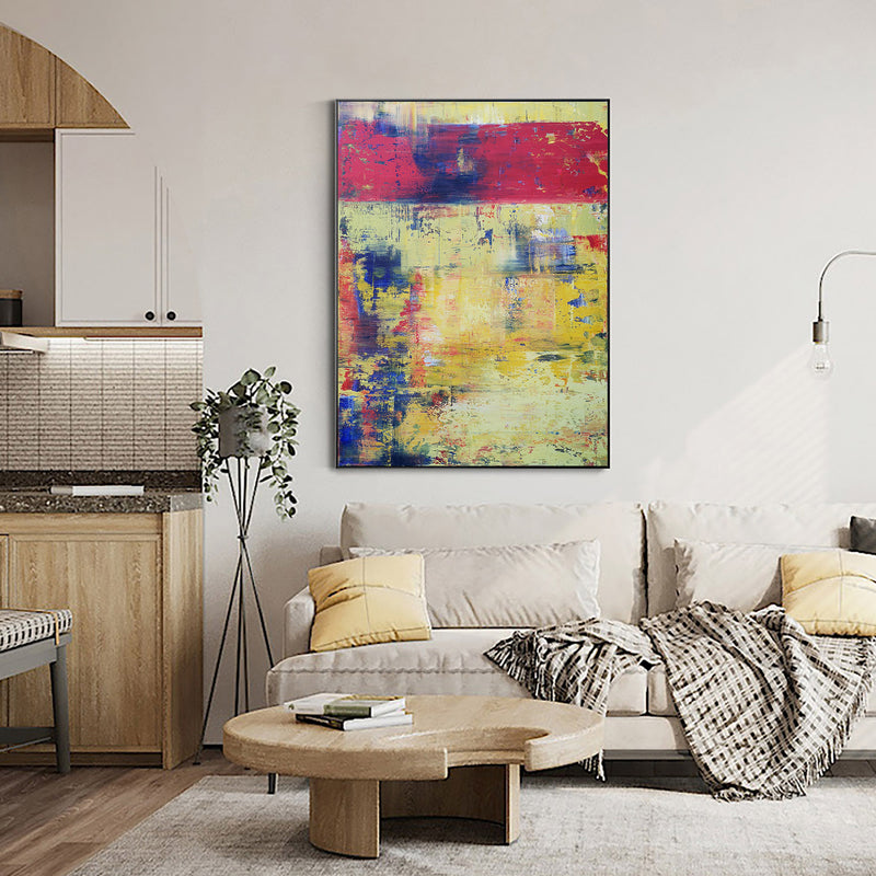 Vertical Artwork For Office Walls Contemporary Abstract Art For Sale