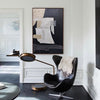 Large Black Beige Artwork Textured Abstract Wall Art Abstract Acrylic Painting Canvas Livingroom Artworks 