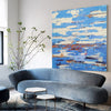 Modern Seascape Paintings Abstract Ocean painting Coastal Abstract Canvas Art