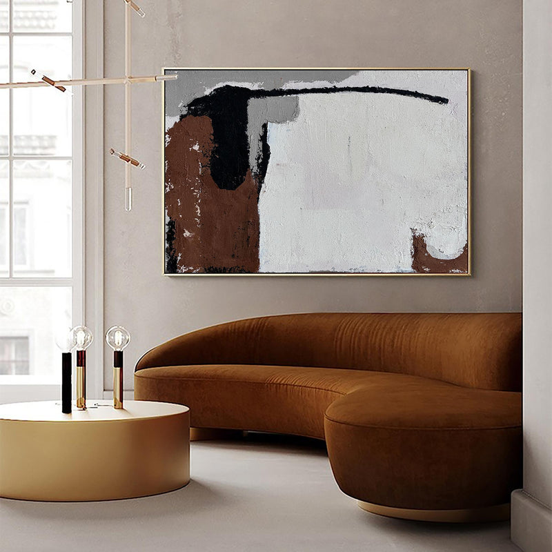 Japandi Abstract Wall Art Abstract Acrylic Painting Livingroom Canvas Wall Art Interior Wall Art For Sale