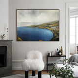 Modern Landscape Acrylic Paintings Large Abstract Landscape Art Canvas Wall Art For Livingroom