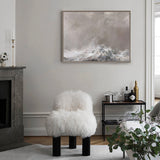 Modern Grey Landscape Wall Art Large Livingroom Canvas Wall Art Acrylic Painting For Sale 