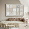 Beige Textured Wall Art Beige Abstract Minimalist Painting Neutral Beige Wabi sabi Painting 