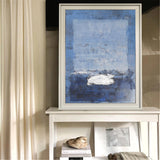 Blue Minimalist Art Large Minimalist Wall Art Contemporary Abstract Paintings