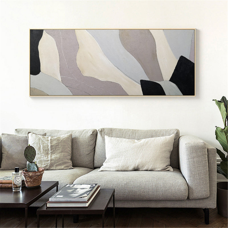 Large Abstract Canvas Abstract Geometric Minimalist Painting Huge Minimal Art