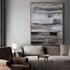 Large Vertical Abstract Art In Acrylic Brown Abstract Painting For Sale